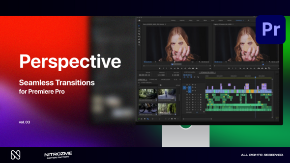 Perspective Transitions Vol. 03 for Premiere Pro