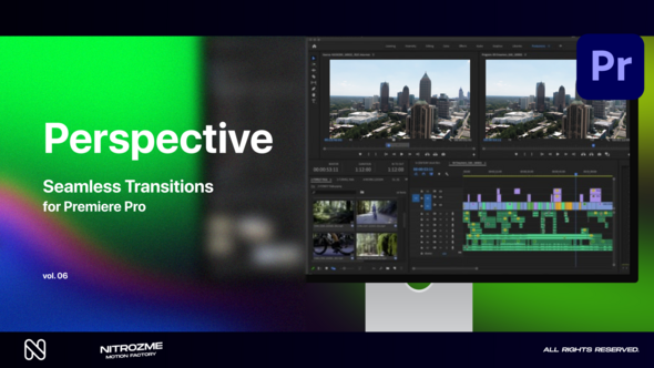Perspective Transitions Vol. 06 for Premiere Pro