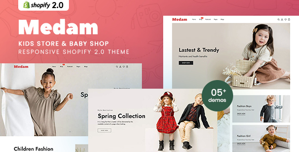 Medam – Kids Store & Baby Shop Shopify 2.0 Theme