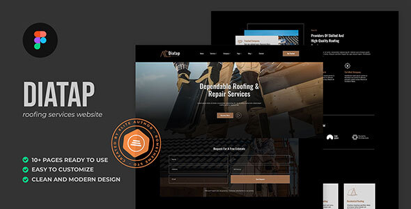 Diatap - Roofing Services Figma Template