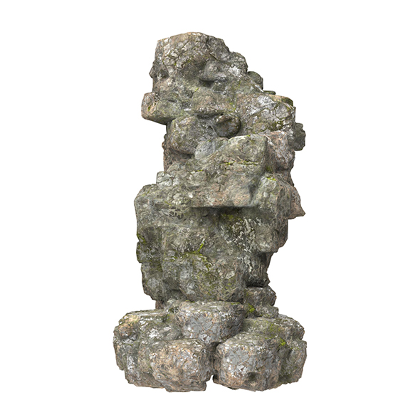 Realistic Mountain Rock Cliff 01