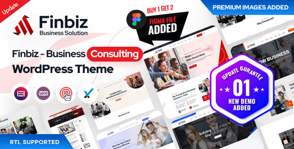 Finbiz - Consulting Business WordPress Theme