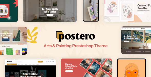 Leo Postero – Arts & Painting Prestashop Theme