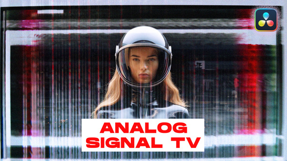 Analog Signal TV Transitions | DaVinci Resolve
