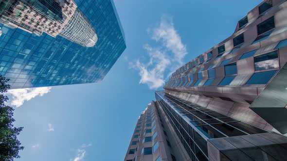 Skyscrapers In The Finance City Center alt
