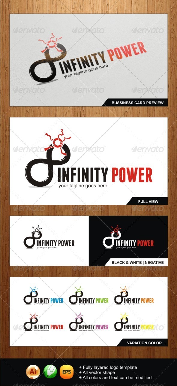 Infinity Power logo - Symbols Logo Templates