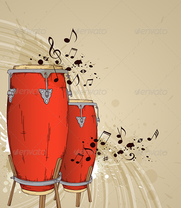 Red Drums - Miscellaneous Vectors