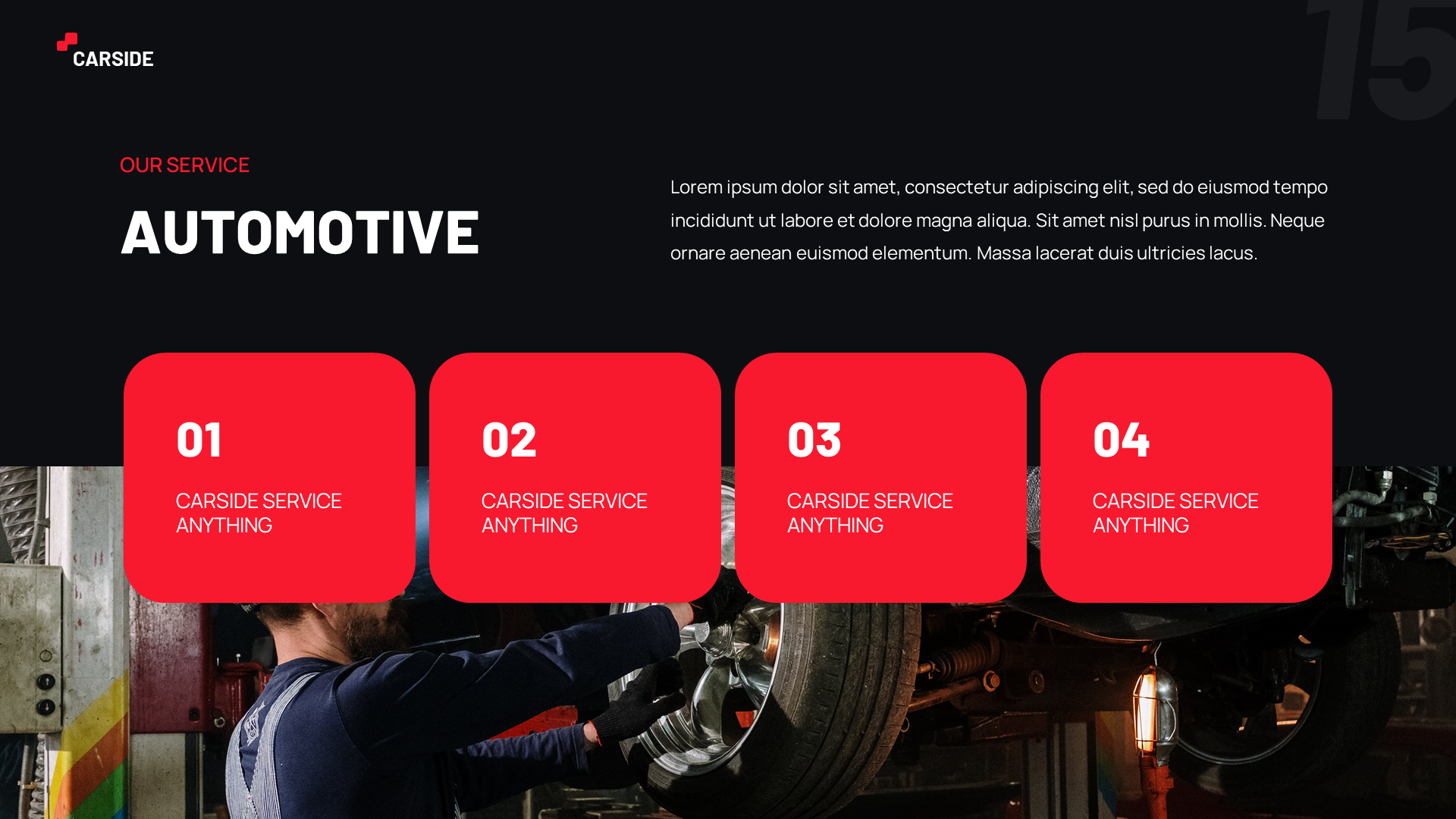 Carside - Cars Service Google Slides Template, Presentation Templates