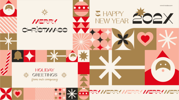 Christmas card After Effects Template