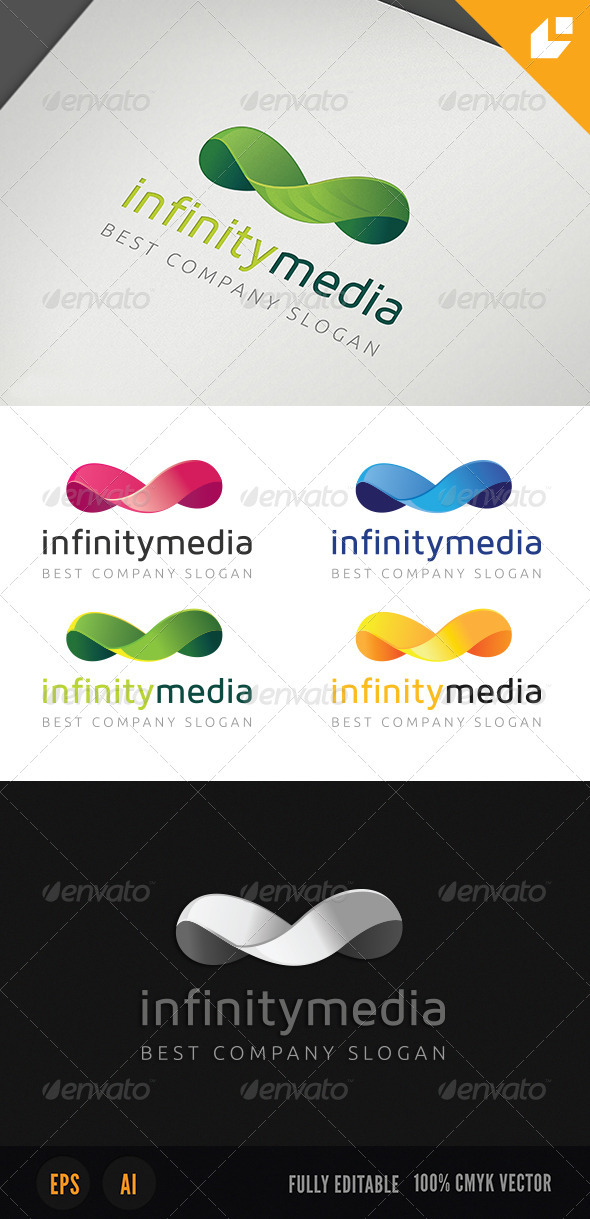 Infinity Media Logo - Symbols Logo Templates