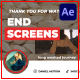 Minimal End Screens - VideoHive Item for Sale
