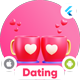 GoDate - Dating App Badoo Bumble Happn Social Matches Swipes Tinder Clone Flutter UI