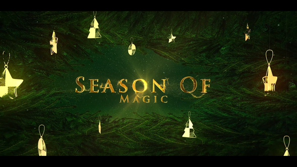 Christmas Trailer Titles template preview