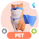 GoPet Pet Adoption Pets Product Shop Pet Hire Booking Pets Grooming Care Flutter UI App