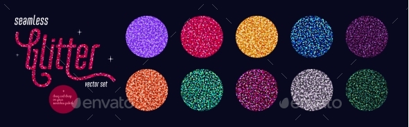 [DOWNLOAD]Glitter Seamless Pattern Set Shiny Seamless