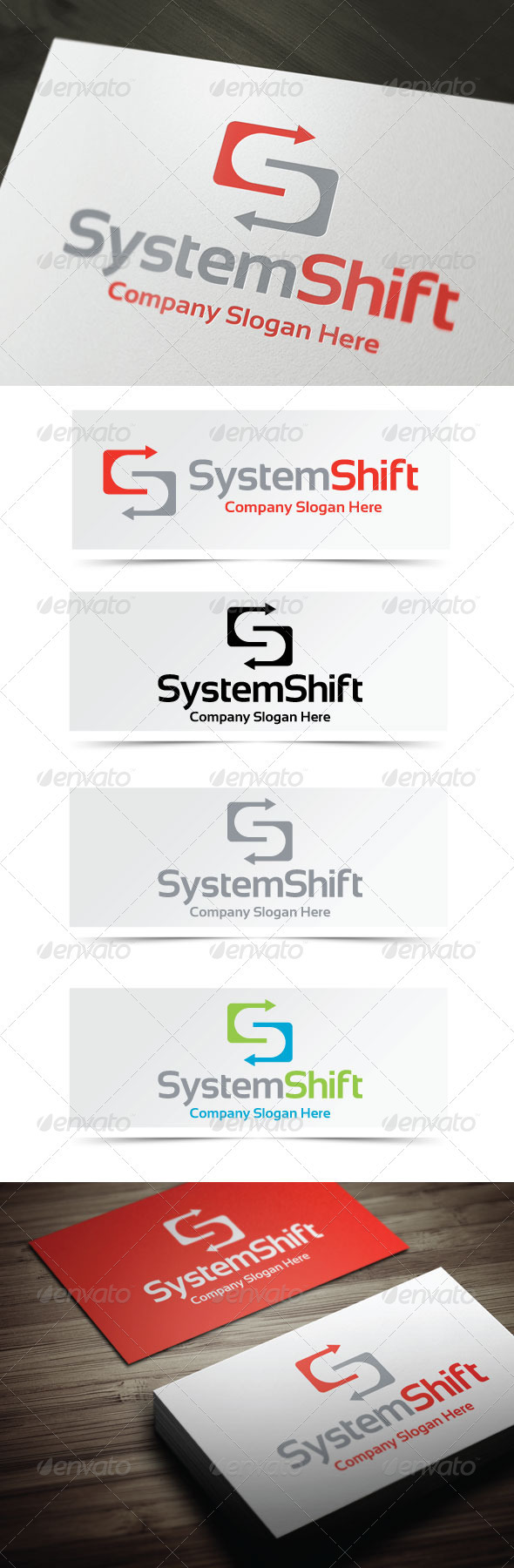 System Shift Logo - Letters Logo Templates