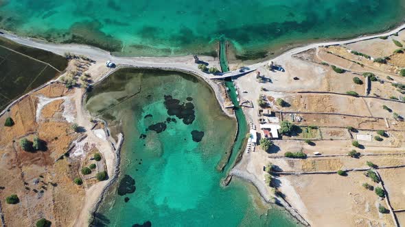 Panorama of Spinalonga Island - Island of Lepers, Crete, Greece