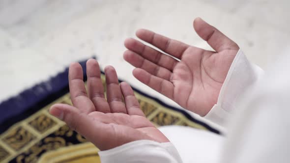 Hands in Namaz position, Stock Footage | VideoHive