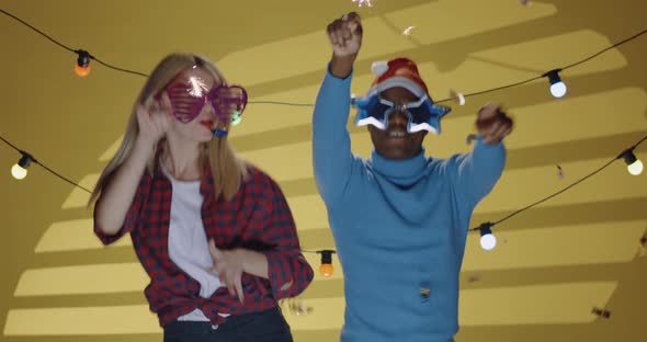 Young Man and Woman Dancing alt