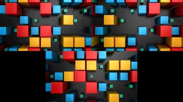 Background of Animated Cubes alt