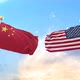 Sino US trade war flag - VideoHive Item for Sale