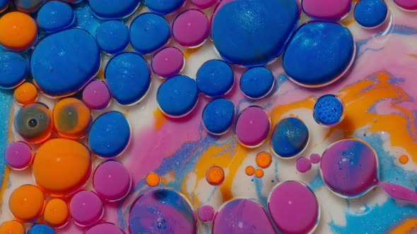 Colorful Blue Purple Bubbles Surface Wallpaper Themes Background Multicolor Space Universe Concept alt