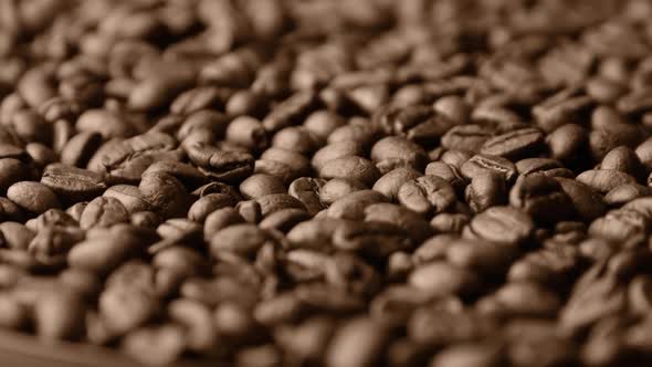 Coffee Beans Rotate Slowly alt