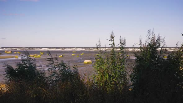 Baltic sea coast in Kurzeme Latvia