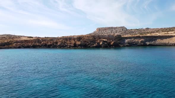 View From the Sea To Cavo Greco in Protaras, Cyprus