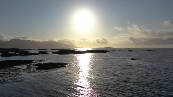 The Beautiful Atlantic Coast at Rossbeg Harbour in County Donegal  Ireland alt