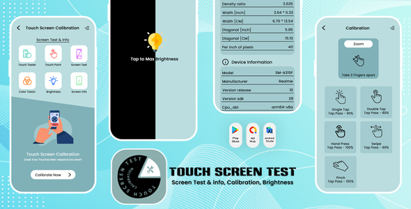 Touch Screen Test - Touch Test App - Multi Touch Application Test - Test My Android Phone