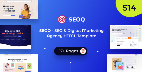 SEOQ - SEO & Digital Marketing Agency HTML Template