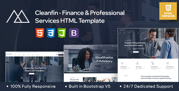 Cleanfin - Finance Consulting HTML Template