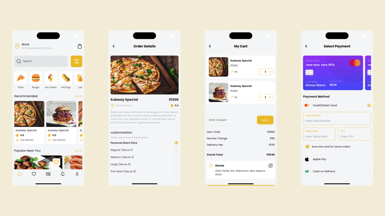 Food App - Online Ultimate Food Ordering Flutter App | Android | iOS ...