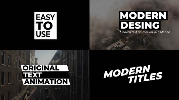 Modern Titles 1.0 | MOGRT