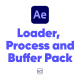 Loader, Process and Buffering Icon Pack for After Effects