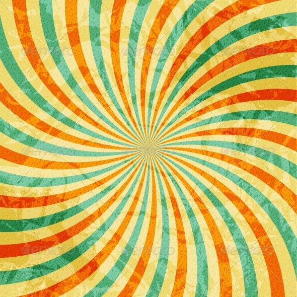 Coffee abstract hypnotic background. vector illust - Miscellaneous Vectors