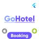 GoHotel - Hotel Booking Motel Booking Trivago OYO Airbnb Trip Car Booking Flutter UI App