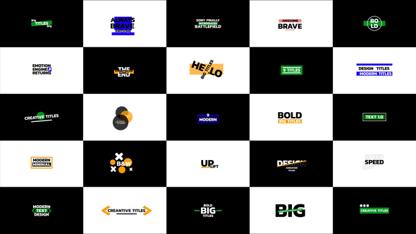Big Titles | AE Titles template preview