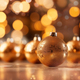 Festive Christmas Balls in Golden Light - PhotoDune Item for Sale