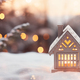 Cozy Winter Lantern House - PhotoDune Item for Sale