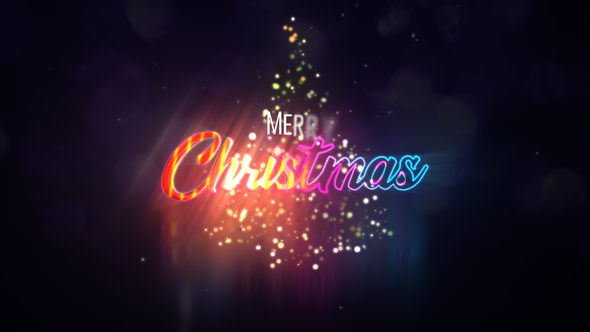 Merry Christmas Logo Opener