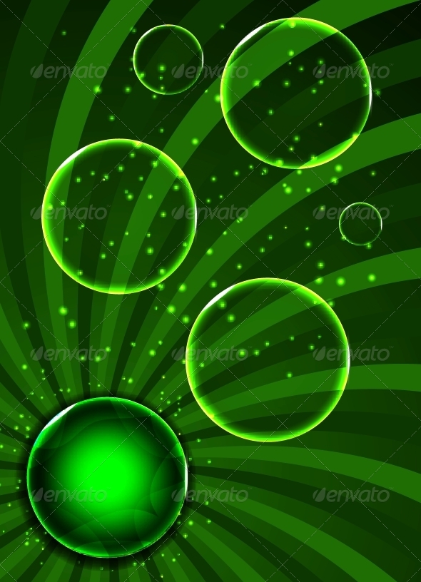Environmental background with plant.. Vector illus - Landscapes Nature