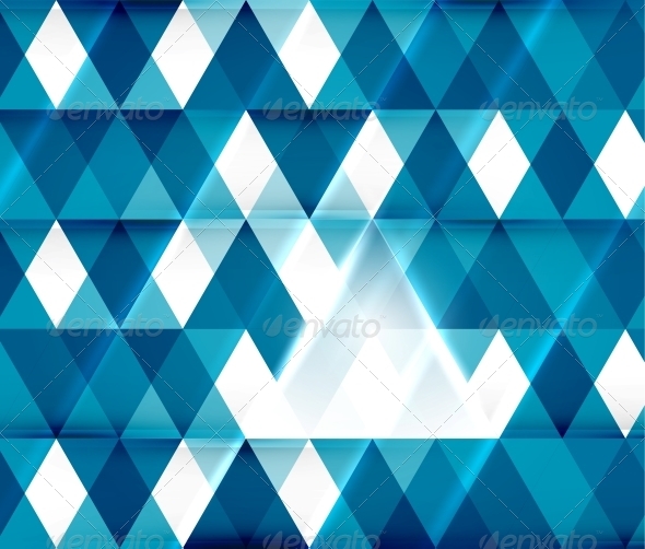 Modern Geometric Abstract Background Template - Backgrounds Decorative