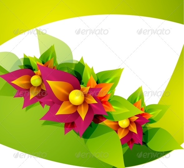 Spring Flower Abstract Background - Flowers & Plants Nature