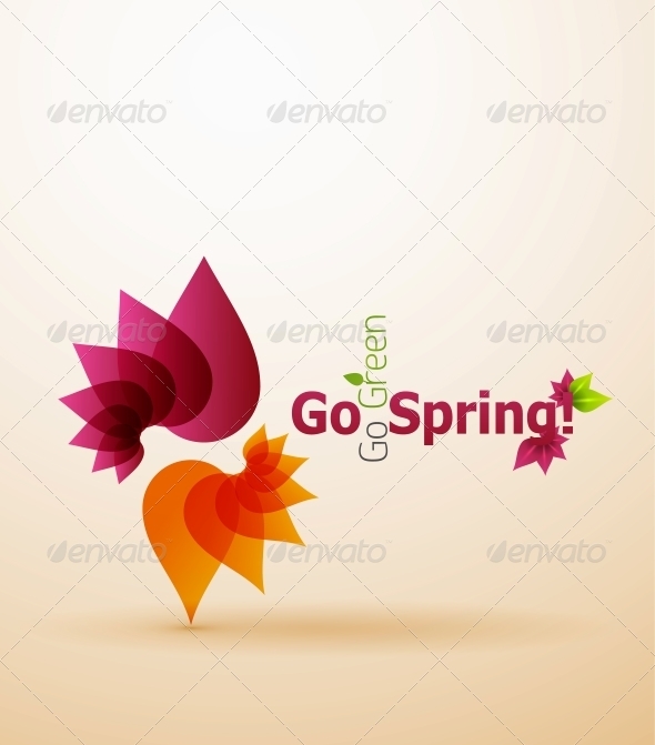 Spring Flower Abstract Background - Flowers & Plants Nature