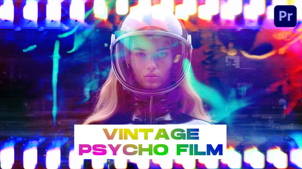 Vintage Psycho Film Transitions | Premiere Pro