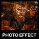 Rusty Metallic Photo Effect