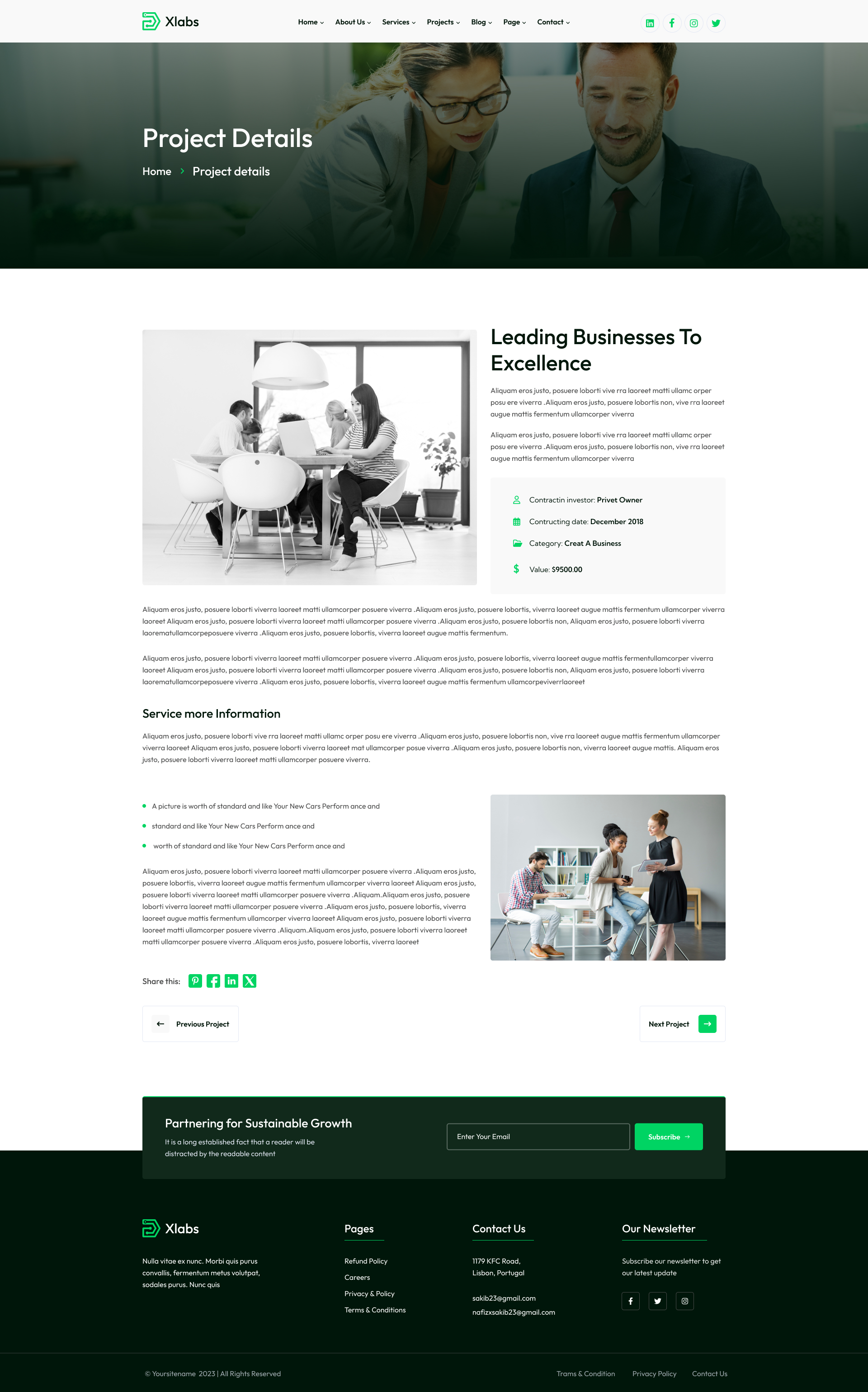 Xlab - Business Consulting Figma Template by Mugli | ThemeForest