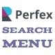 Search Menu for PerfexCRM